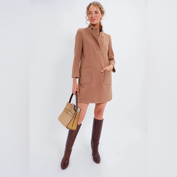 TUCKERNUCK Camel Emerson Coat Dress - Picture 4 of 15